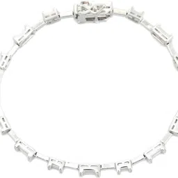 metalm Sterling Silver Rhodium Bracelet image 3