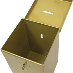 jayco SS Coin Peti / Donation Box - Gold Color Coin Bank image 4