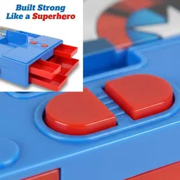 emrika Super Hero Action Pencil Box Geometry Box image 3