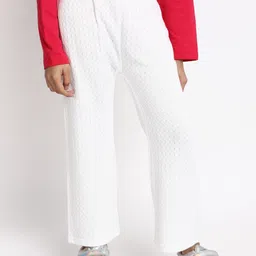 V-Mart Girls Self Design Cotton Trousers-picture-31