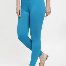 GRACIT Women Pack Of 3 Cotton Lycra Solid Ankle Length Leggings image 3