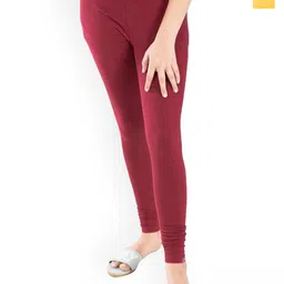 FRENCH KLEIDER Girls Pack Of 2 Pure Cotton Churidar Length Leggings-picture-58