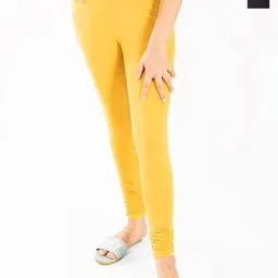FRENCH KLEIDER Girls Pack Of 2 Pure Cotton Churidar Length Leggings-image-67