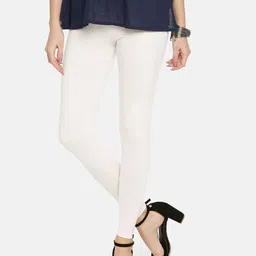 TWIN BIRDS Women Pink Solid Ankle-Length Leggings-image-79