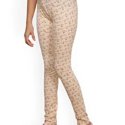 IndiWeaves Girls Pack Of 3 Printed Ankle Length Pure Cotton Leggings image 2