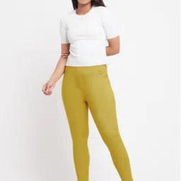 elleven Women Yellow Jeggings image 3