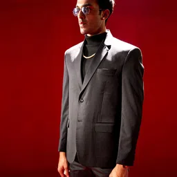 jbn creation Men Solid Single Breasted Casual Blazer image 2