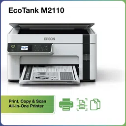 Epson M2110 Multi-function Monochrome Ink Tank Printer (Black Page Cost: 15 Paise) image 2
