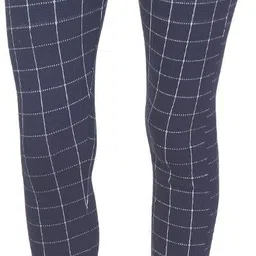vig trends Chax capri Ankle Length 4-Way Stretchable cotton lycra fabric Women Blue Capri-picture-13