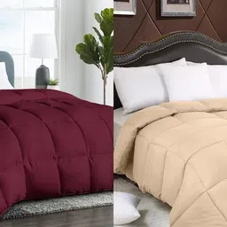 glaxy Solid Double Comforter for Heavy Winter image 1