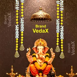 vedax Pack of 2 pcs Artificial Mogra Flower Festival Toran for Main Door Decoration Toran image 2