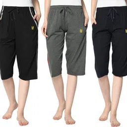 mack jonney Women Multicolor Capri-picture-25