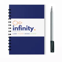 rays of ink Reusable Notebook A5 Notebook Unruled 40 Pages image 2