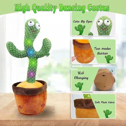 shribalajitoys Dancing Cactus Repeat, Repeat+Recording+Dance+Sing-picture-21
