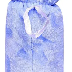 jingle kids Pack of 2 Premium Quality Stretchable Soft Velvet Attractive Overall Plain Color Prints Baby Feeding Bottle Cover Reusable Durable For With Holding Strap Suitable For 160ML 180ML 220ML 240ML 250ML Broad and Slim Neck Feeding Glass/Water Feeder Bottles image 2