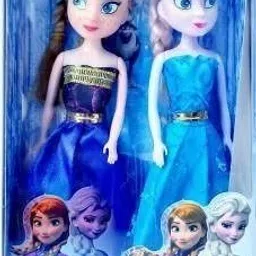 primefair Cute Frozen Princess Dolls 2 Little Playing Dolls for Girls Birthday Set-picture-18