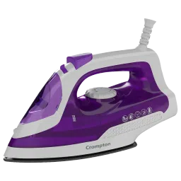 Crompton Fabrimagic Plus 1250 Watts 200ml Steam Iron (6 Fabric Settings, Purple and White)-image-58