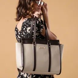 legal bribe Women Beige Tote image 3