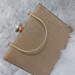 rs collection Women Gold Hand-held Bag image 2
