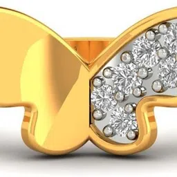 amarta Moonstone Valentine 18kt Diamond Yellow Gold ring-picture-11