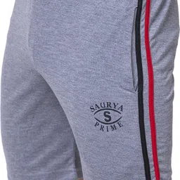 proxima Pack of 2 Color Block Men Grey, Blue Basic Shorts, Bermuda Shorts, Night Shorts, Running Shorts, Chino Shorts, Boxer Shorts image 3