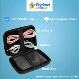 flipkart smartbuy Memory Card Case for For Seagate, Toshiba, WD, Sony, Lenovo, HP & Hitachi 2.5 inch External Hard Disk Case image 4