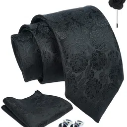 AXLON Silk Cufflink & Tie Pin Set image 3