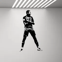 62 cm Mbappe Wall Self Adhesive Sticker-image-3