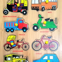 mecdoit international Mode of Transport Wooden Puzzles-8 Pices-picture-24