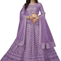 reelove factory Embroidered Semi Stitched Lehenga Choli-picture-17