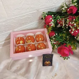 candllight Motichoor Laddu vanilla scented soy wax Candle-picture-18