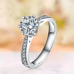 karishma kreations Adjustable Couple Rings for lovers valentine gift set Stainless Steel, Silver, Copper, Brass, Metal, Alloy Cubic Zirconia, Diamond Rhodium, Silver, Titanium Plated Ring Set-picture-15