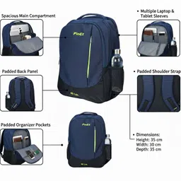 finex Large 45 L Laptop Backpack Laptop Bag image 3
