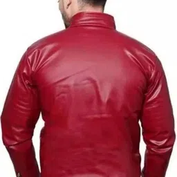 shreyatrend Men Solid Leather Jacket image 2