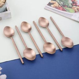 vareesha Imperial Gold Stainless Steel (Set of 6) Table Spoon-picture-13