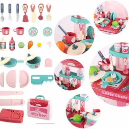ar jouiet mansion Pretend Play Kitchen Set for kids image 3