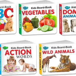 go woo Sparkle Board Books | Pack Of 5 Books| Super Jumbo Combo For Library Board Books-picture-16