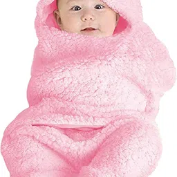 baby zone Printed Crib Hooded Baby Blanket for AC Room-picture-18