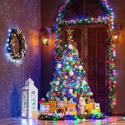 zestrum 1 LEDs 30 m Multicolor Flickering String Rice Lights image 3