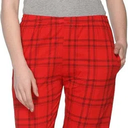 weboasis Women Printed Red Track Pants image 5