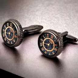 Lucky Jewellery Brass Cufflink Set-picture-13