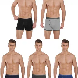 jockey Pack of 5 Solid Men Trunk-picture-25