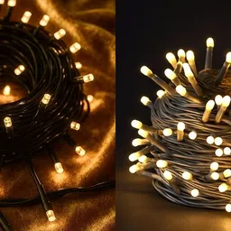 nkxik 40 LEDs 12 m Multicolor Steady String Rice Lights-picture-25
