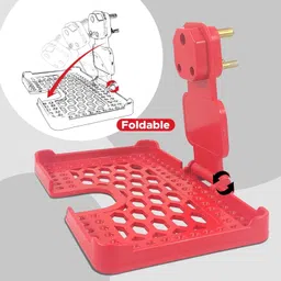 infuze Wall Mount Charger Stand Universal Holder for Smartphones & Gadgets Socket Stand Mobile Holder image 3