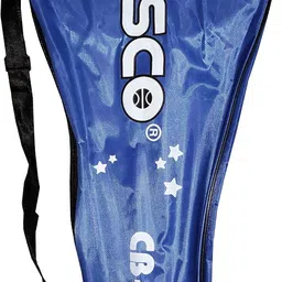 cosco CB-80 Junior (Kids) Badminton Racket With Wrist Band Blue Strung Badminton Racquet image 4