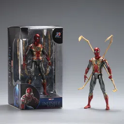 marvel Iron Spider-Man Action Figure, Superheros Premium Collectibles image 5