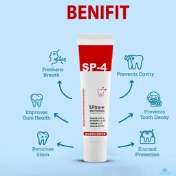 aeyurbs Sp 4 Teeth Cleaner | Brightening Toothpaste For Daily Use Toothpaste image 2