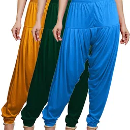 whitediamond Viscose Rayon Solid Patiala-picture-17