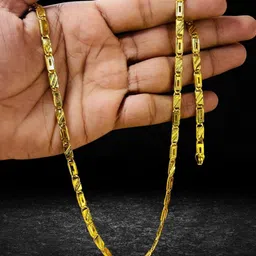 rkb sales 1gm gold plated High Quality chain for men Gold-plated Plated Alloy Chain-picture-26