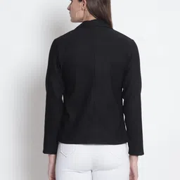 hrikshika fashion Women Solid Single Breasted Casual Blazer image 2